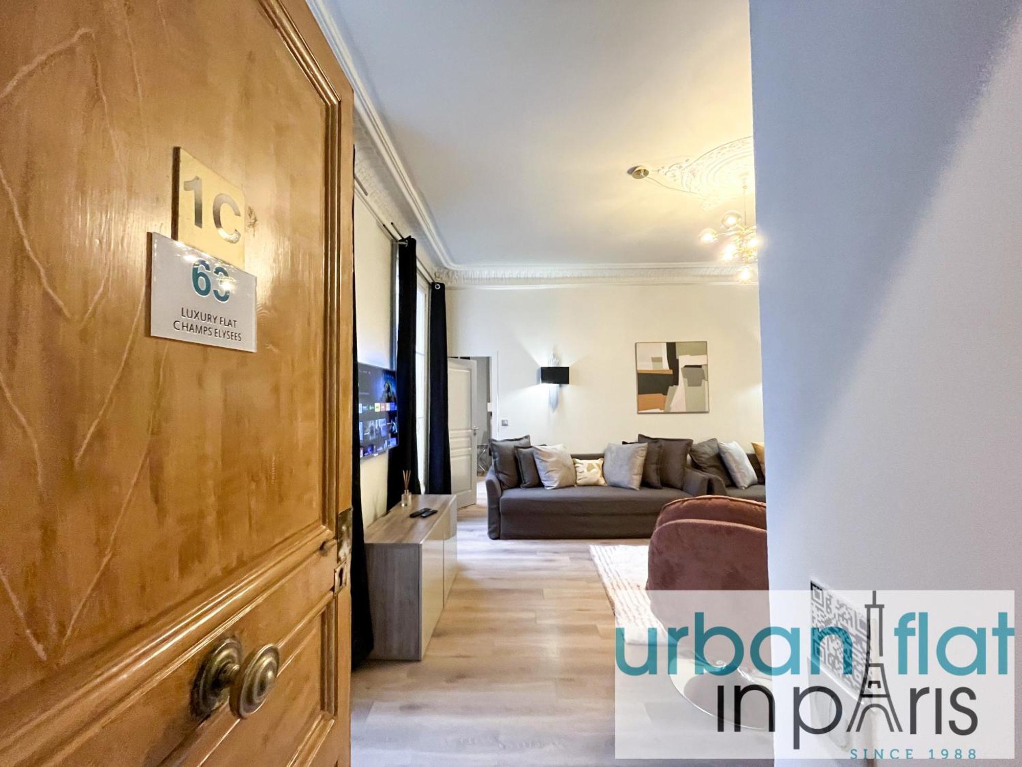 Urban Flat 63 - Beautiful 3 Bedroom Flat Champs-Elysees Paris Ngoại thất bức ảnh